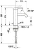 Duravit C.1 single-lever basin mixer M