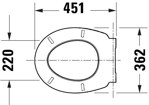 Duravit Univavo universal WC seat with soft-close mechanism