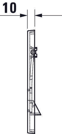 Duravit DuraSystem flush plate mechanical for WC 