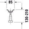 Duravit Universal pedestal - 2 pieces