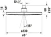 Duravit Universal overhead shower