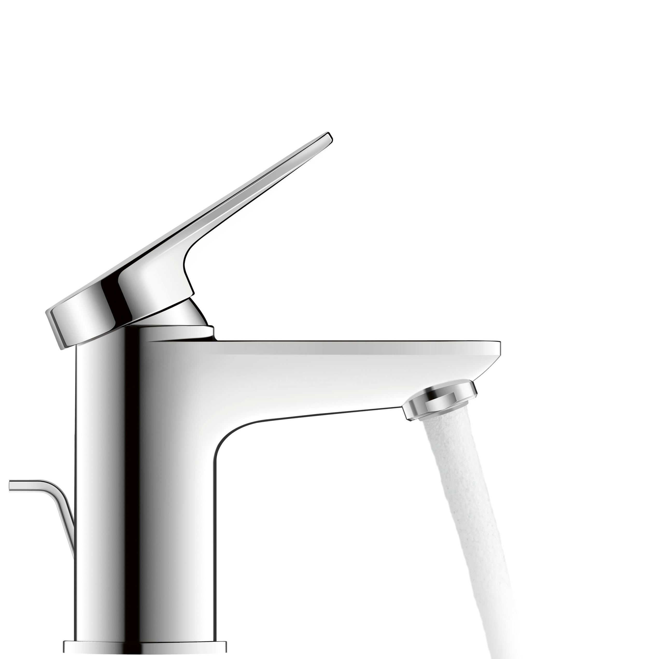 Duravit Wave single-lever basin mixer S with pull bar