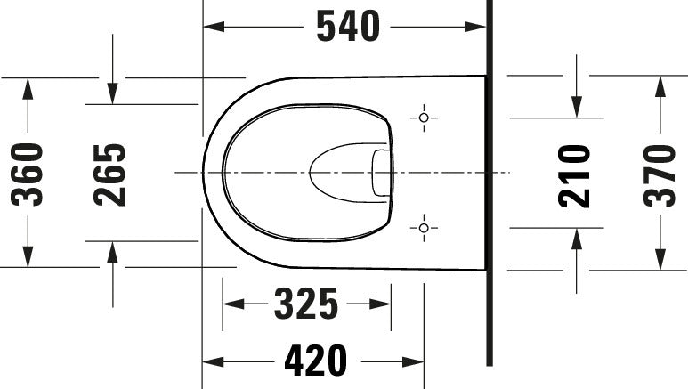 Duravit Soleil wall-hung WC set with toilet seat