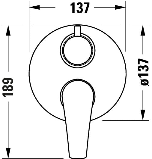 Duravit DuraVelez bath mixer
