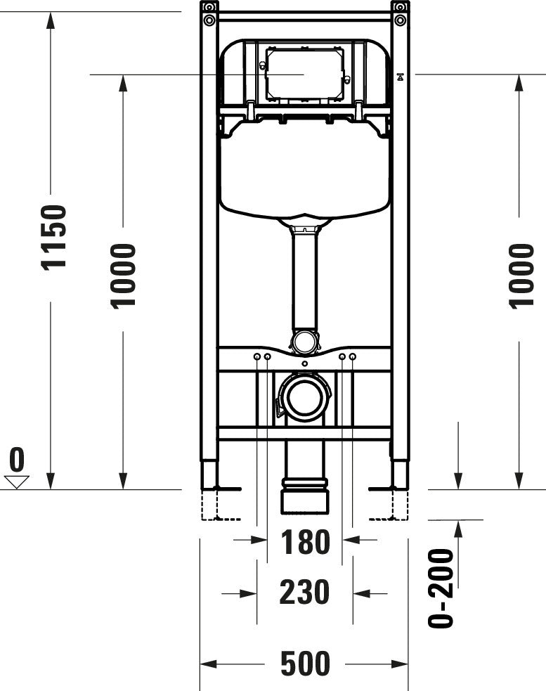 Duravit DuraSystem WC installation element