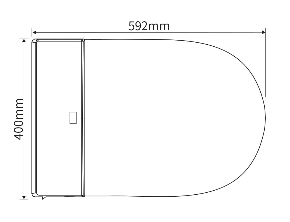 Shower toilet complete set 540 PRO with Geberit Duofix pre-wall element