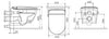 Shower toilet complete set T640 PRO with Geberit Duofix pre-wall element