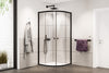 Round shower NT509 with sliding doors