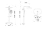 Shower column thermostat 3011 PRO