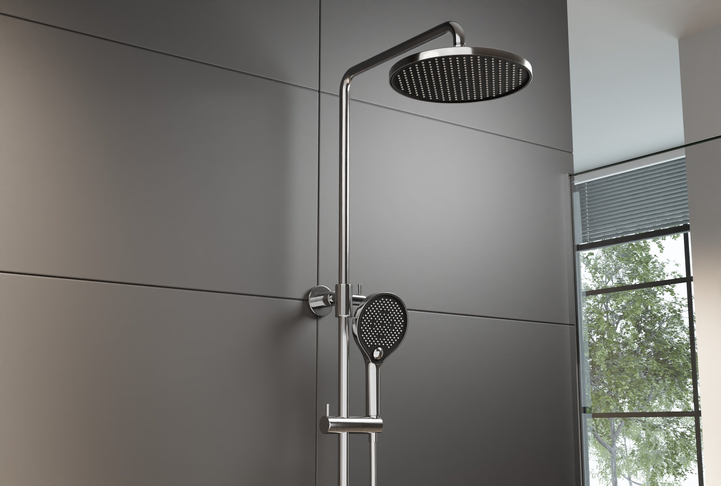 Design shower column thermostat 8221 BASIC