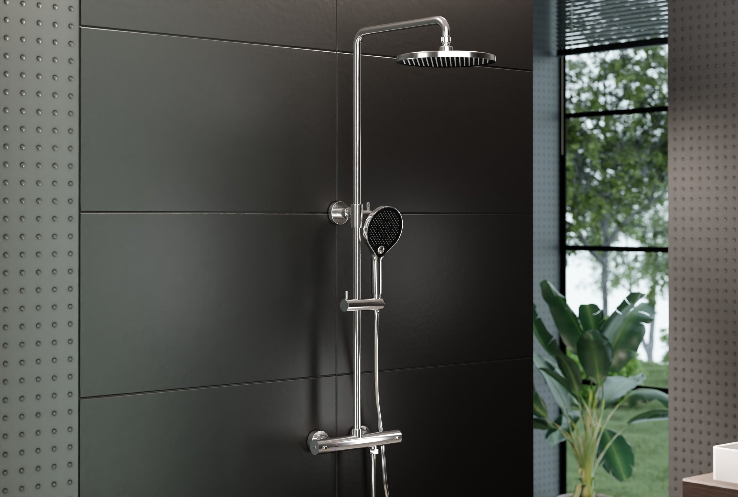 Design shower column thermostat 4011 BASIC