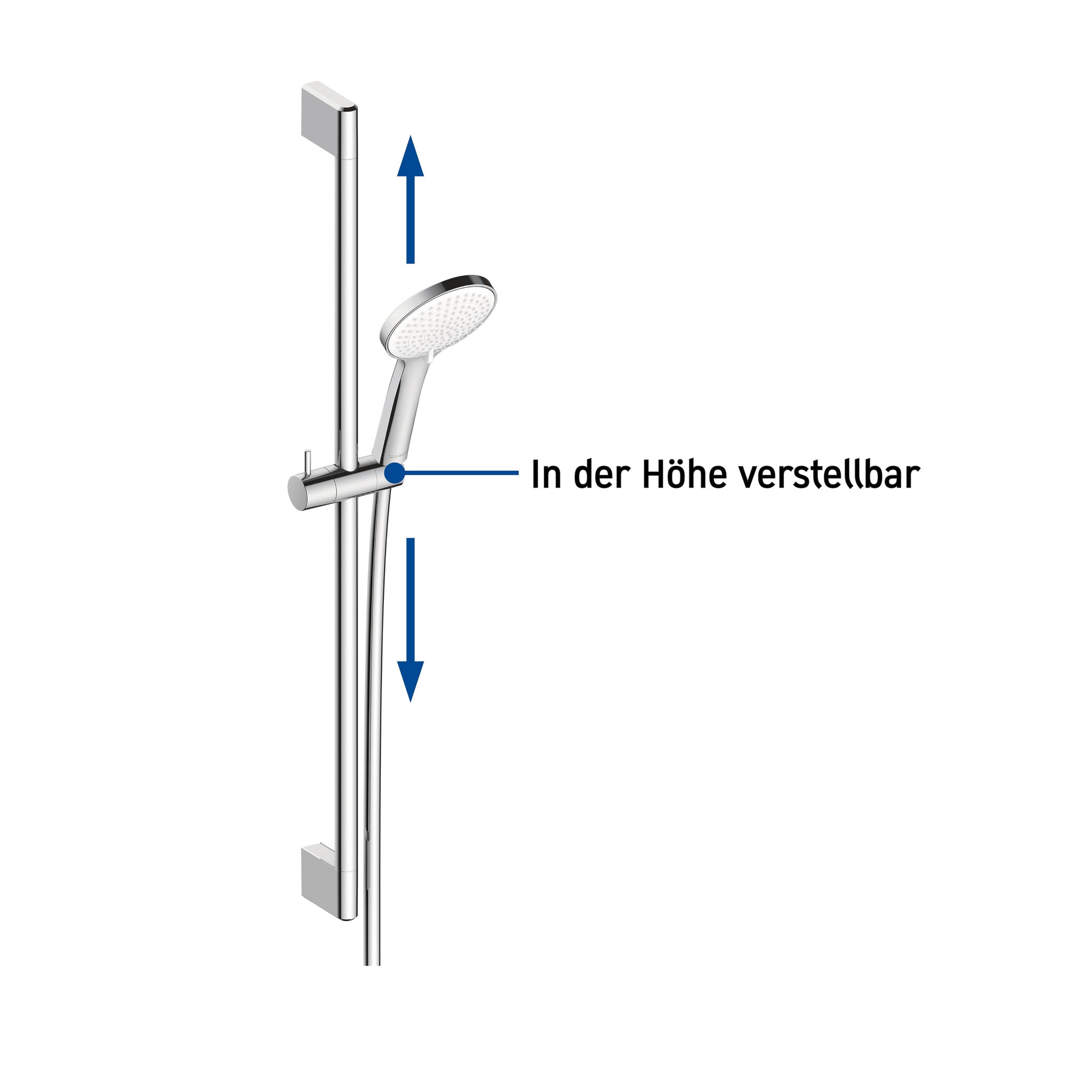 Duravit DuraVelez concealed shower mixer with shower head