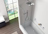 Bath screen EX201 - genuine NANO glass 6 mm - for bathtub installation