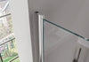 Bath screen EX209 - genuine NANO glass 6 mm - for bathtub installation