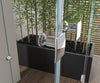 Shower enclosure U-shape EX412 with hinged doors