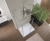 Shower enclosure U-shape EX412 with hinged doors
