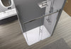 Shower cubicle NANO real glass sliding door EX806 - 90x120x195cm