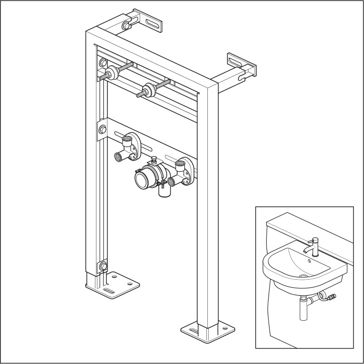 Bernstein Washbasin Support