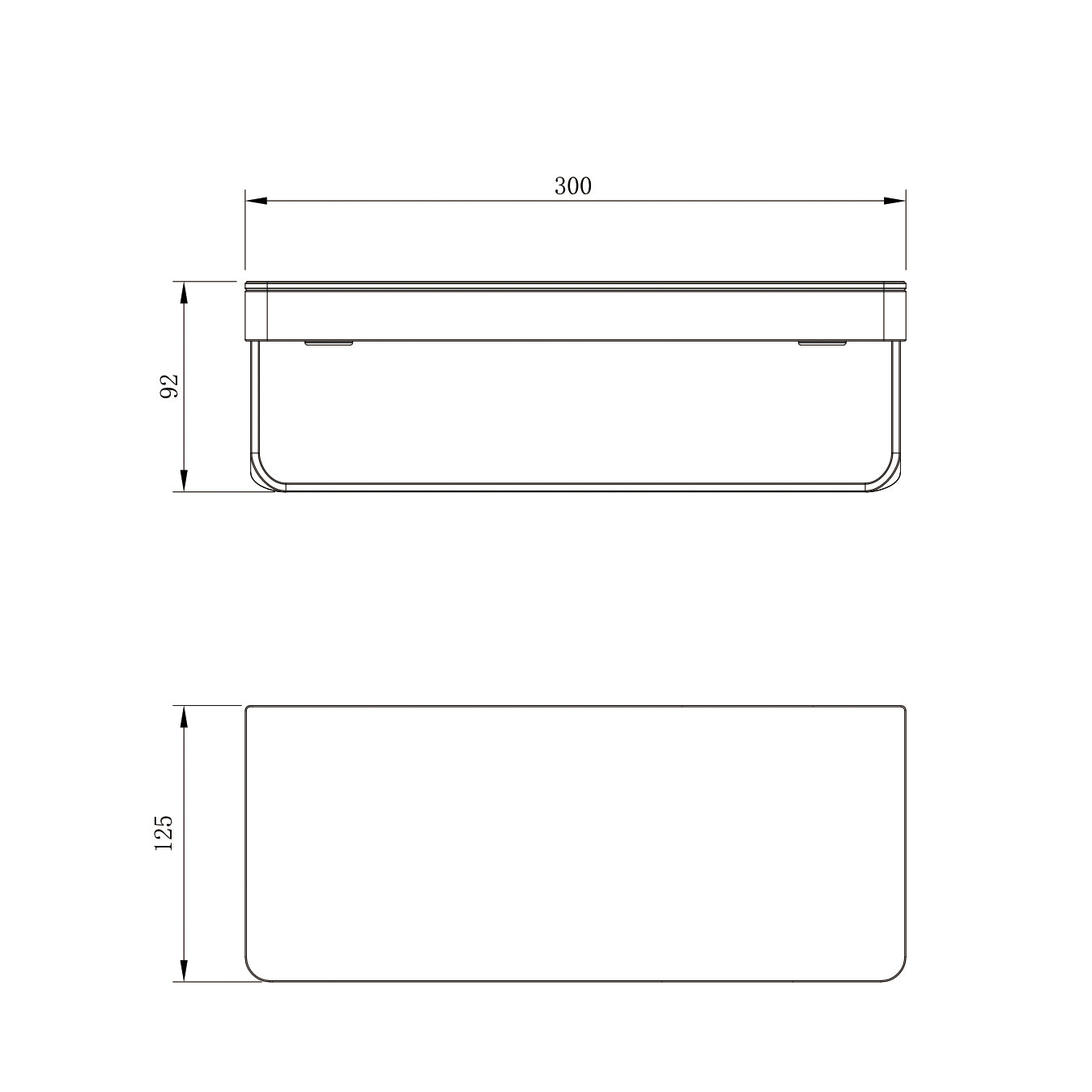 Bernstein towel rail G504