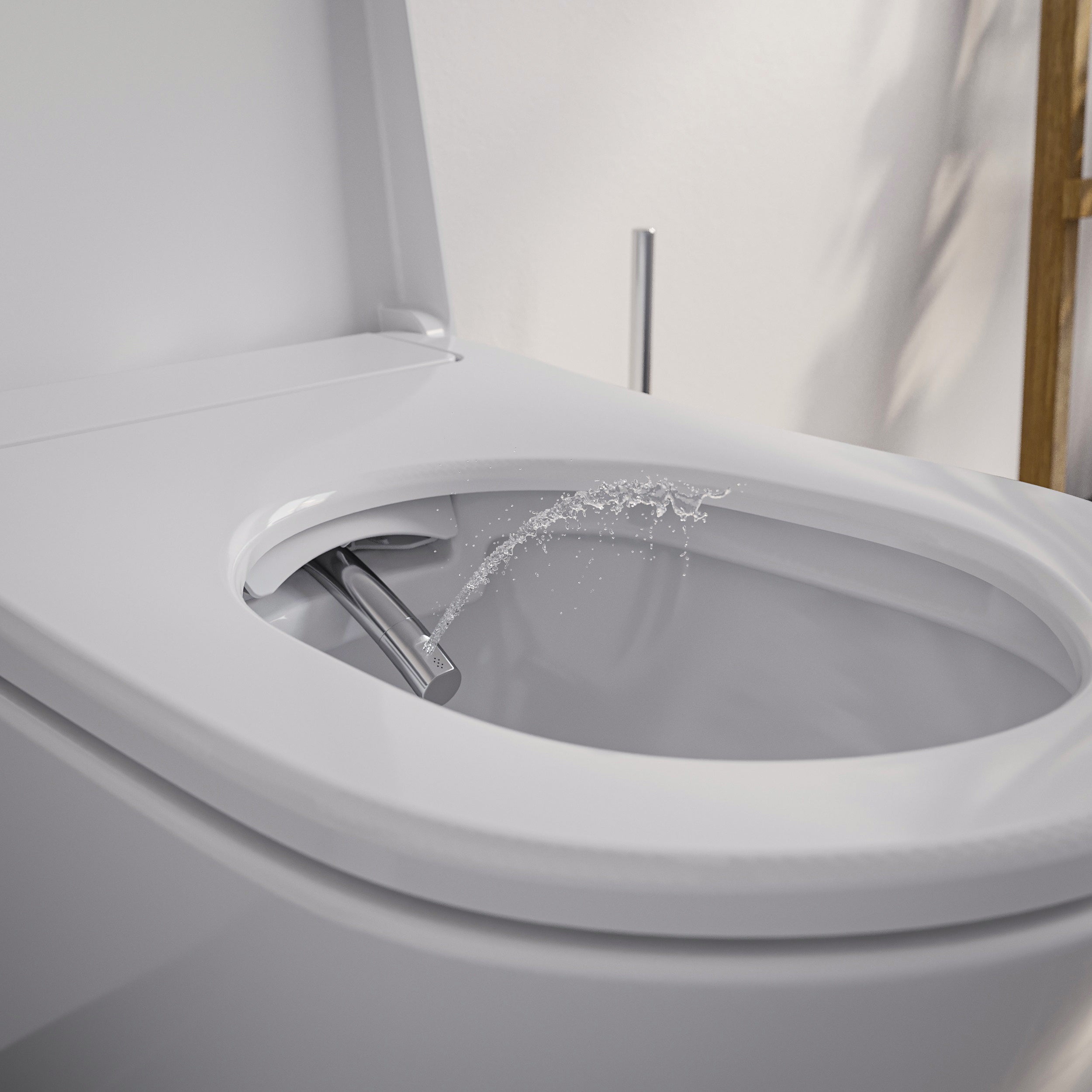 Shower toilet complete set Basic 1102 with Geberit Duofix pre-wall element