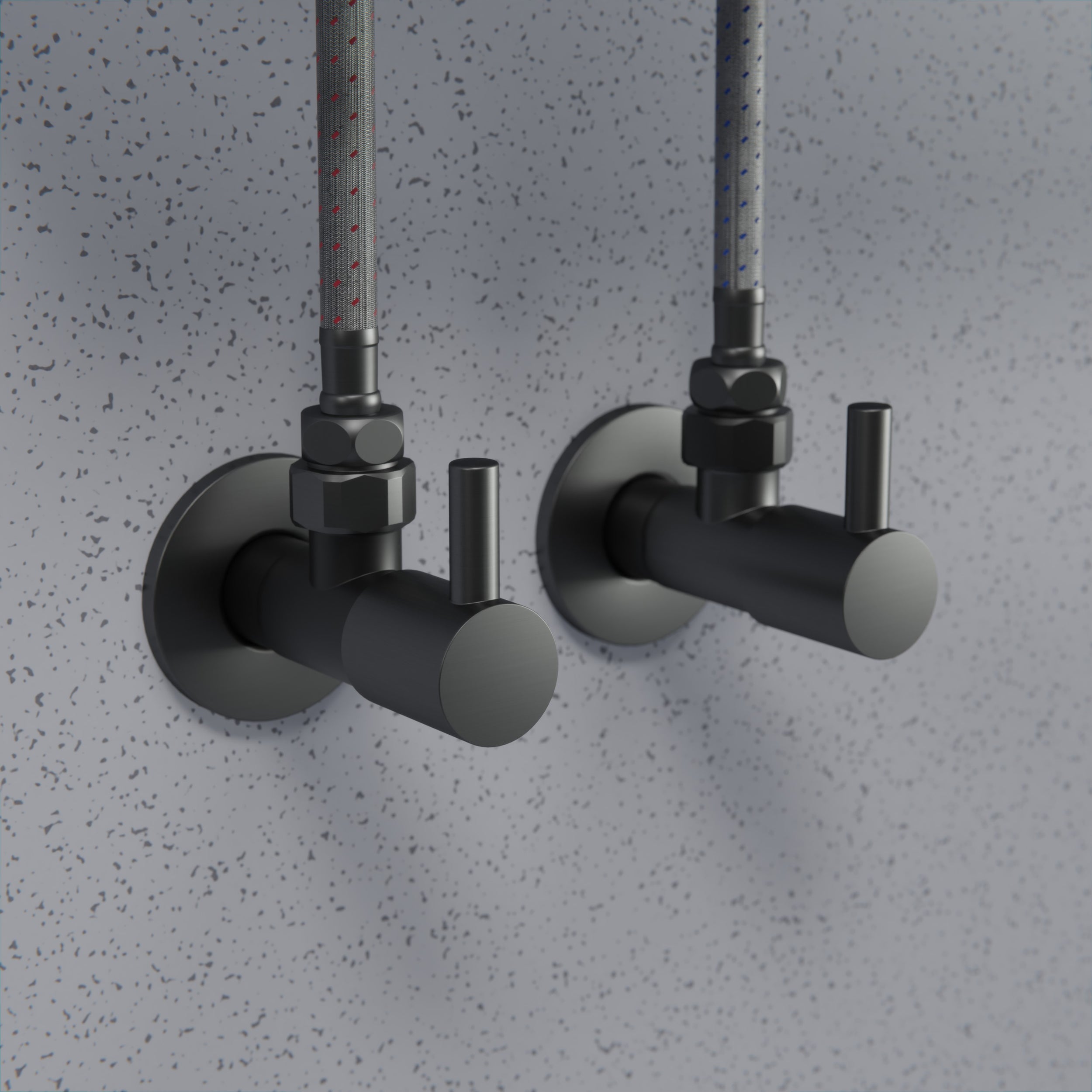 Design angle valve 2-pack