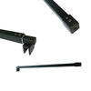 Black Stainless steel support bar for walk-in shower enclosure 