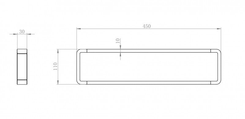 Towel rail SDLHH45