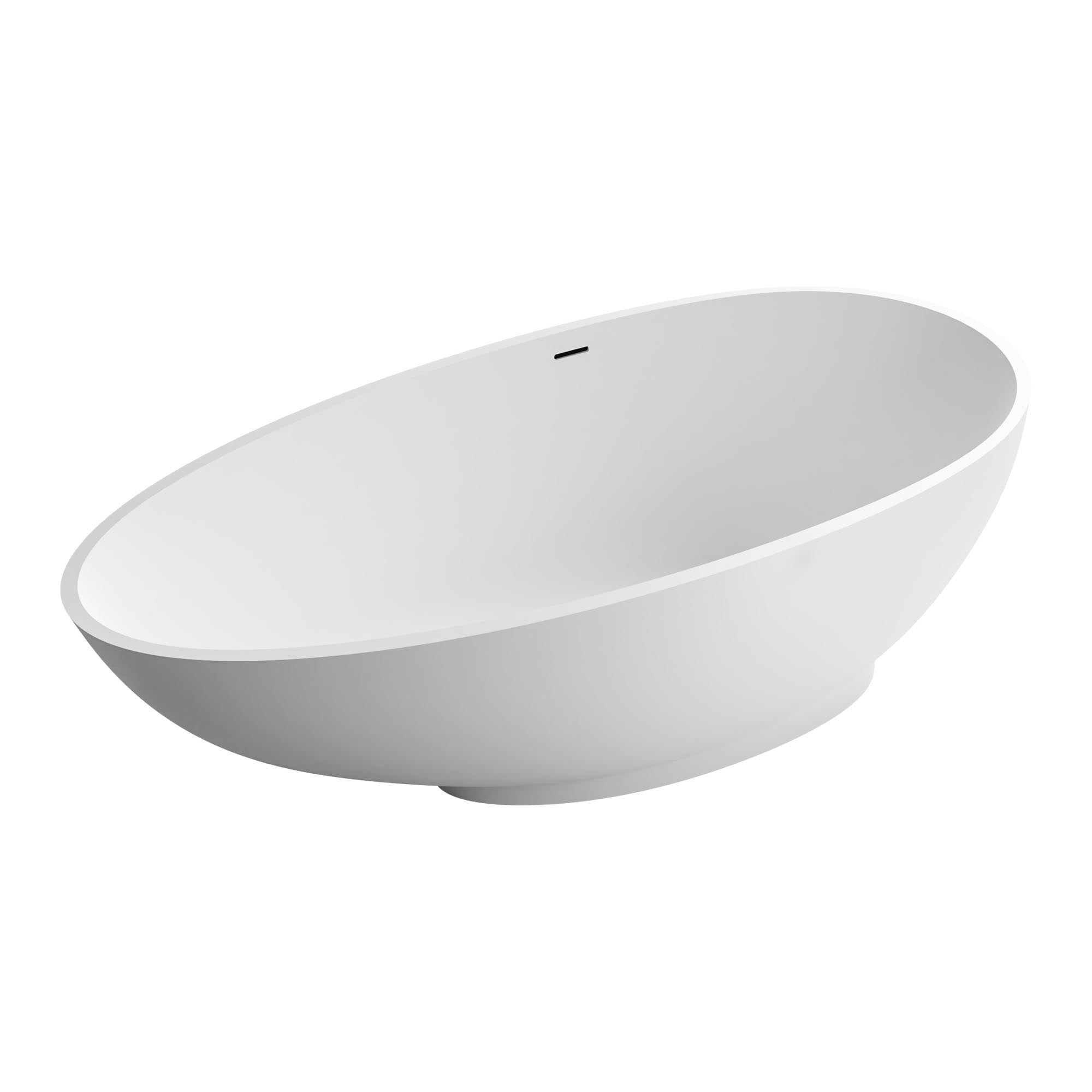 Freestanding bathtub VIGO mineral cast