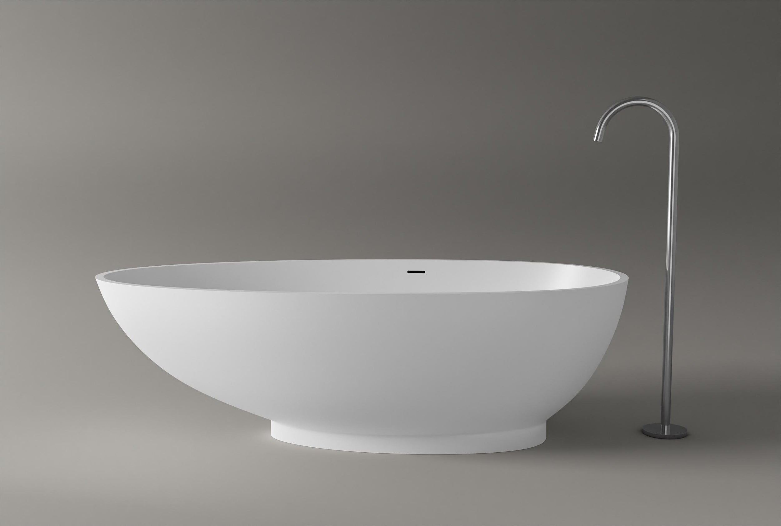 Freestanding bathtub VIGO mineral cast