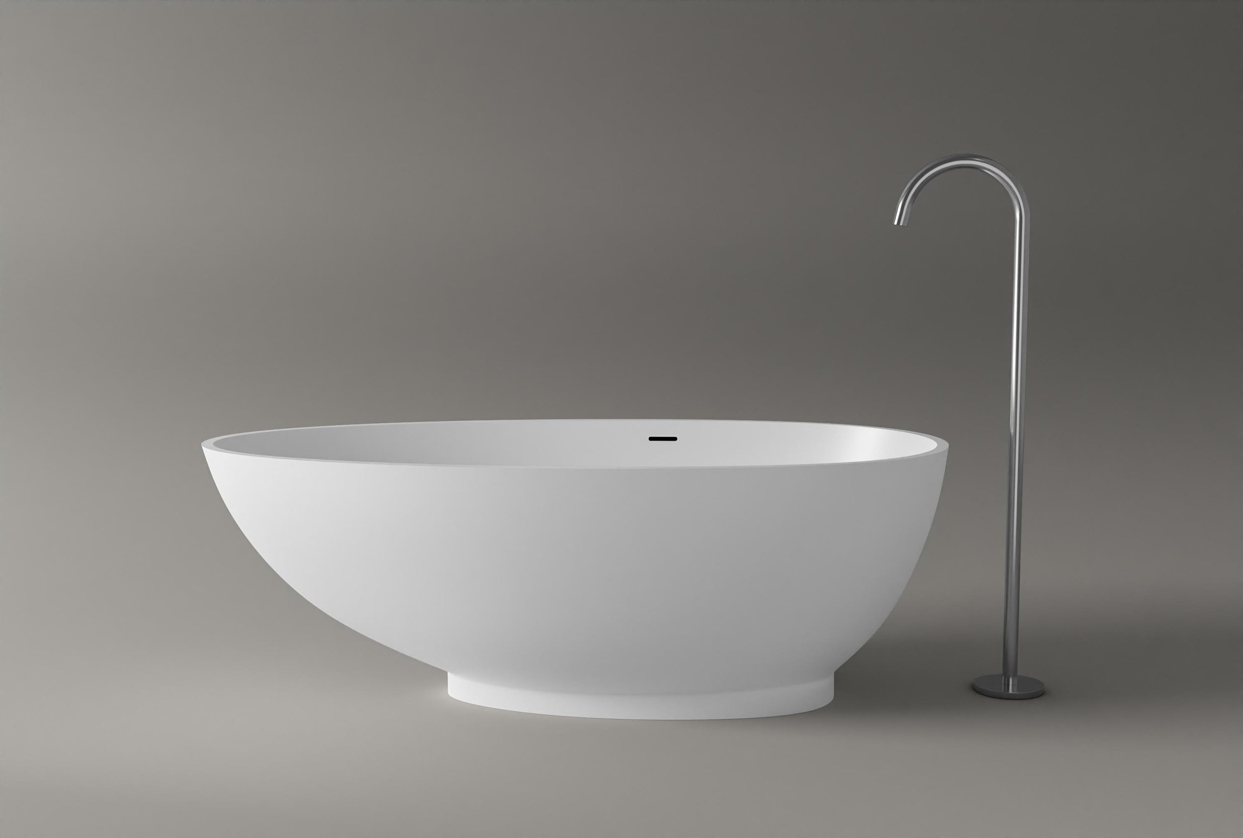 Freestanding bathtub VIGO mineral cast