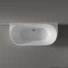 Free-standing space-saving bathtub NORA