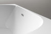 Free-standing space-saving bath NOVA CORNER Acrylic