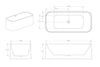 Freestanding bathtub RIVA 2.0