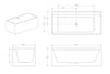 Freestanding bathtub VERONA