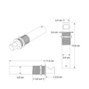 Towel hook InDot made of metal