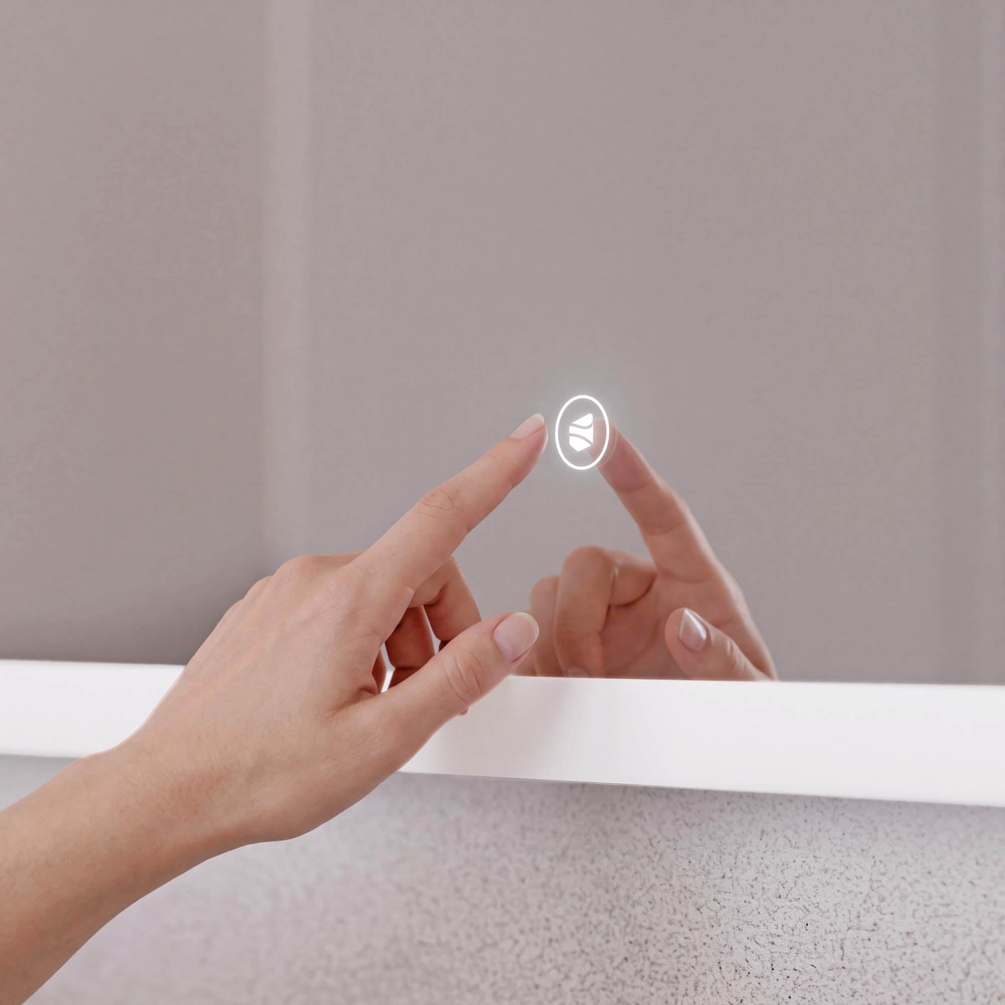 Rectangular LED bathroom mirror AUREL