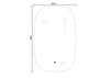 LED illuminated bathroom mirror INALCO Oval