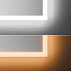 Rectangular LED bathroom mirror AUREL