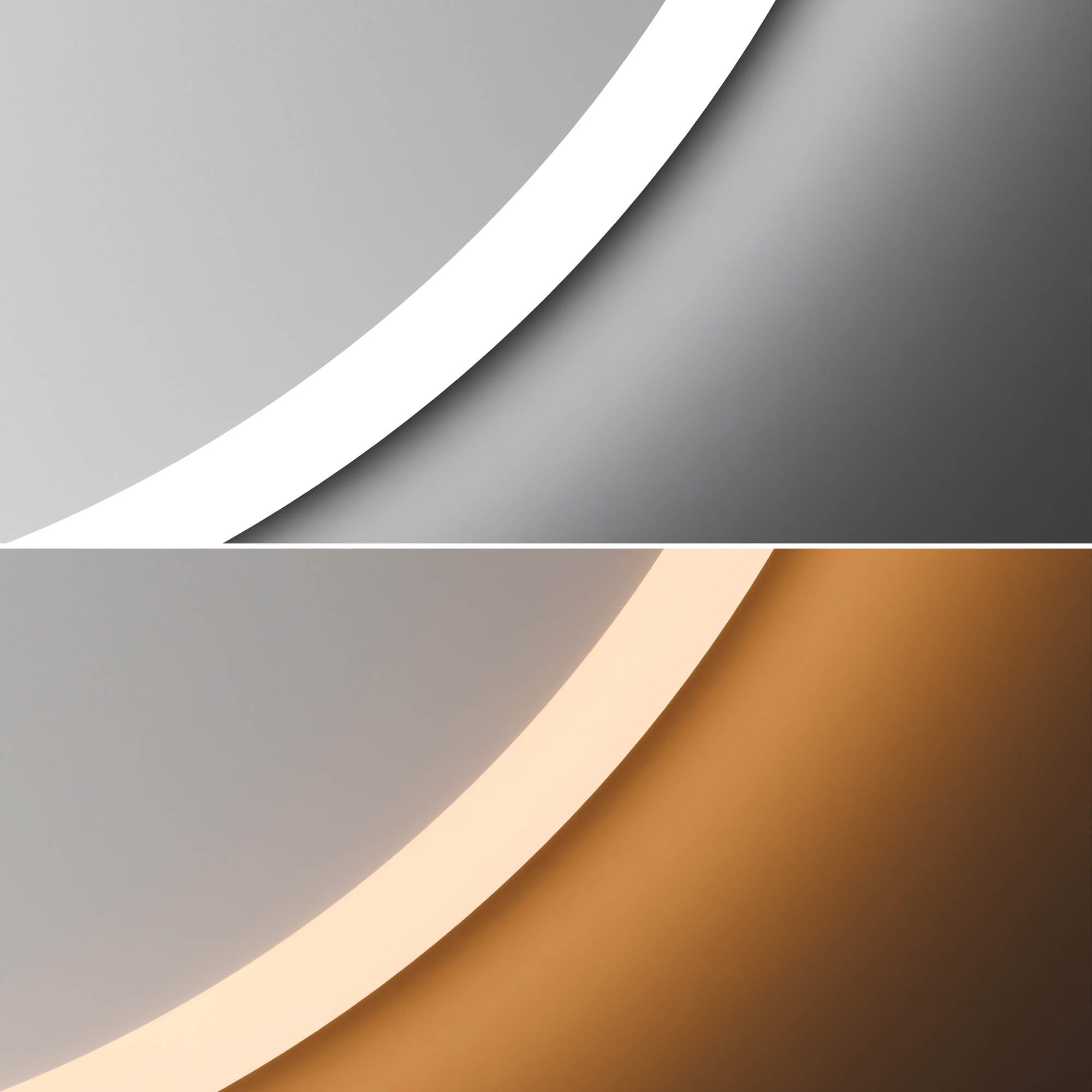 Round LED bathroom mirror AUREL