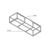 Washbasin base unit 150S