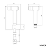Bidet hand shower set NIMEA