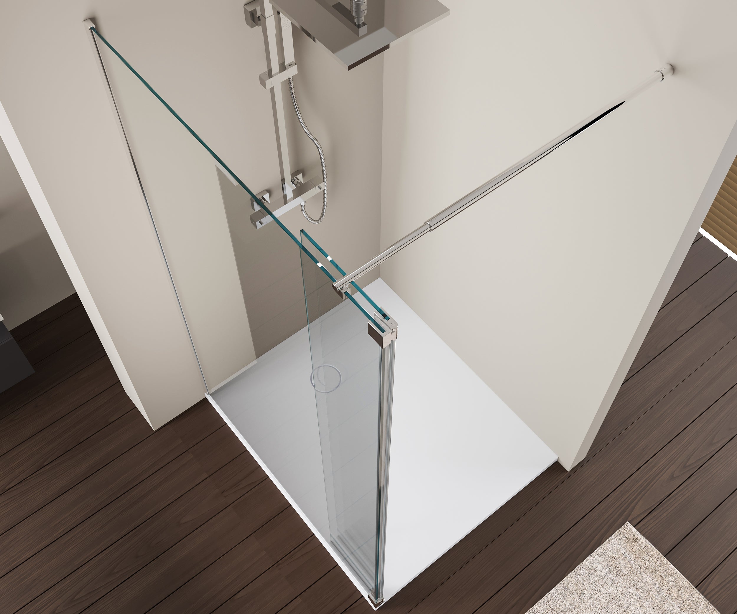 Shower enclosure Walk-in shower Nano NT109