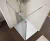 Walk-in shower with hinged return NT109  NANO safety glass ESG - 8mm 