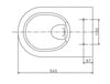 Wall-hung WC NT2039