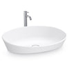 Matt White Countertop Basin - NT2660 - Solid Surface - 60 x 40 x 12,5 cm 