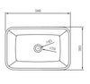 Countertop basin NT3155