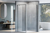 Corner shower with hinged door NT604 - FLEX