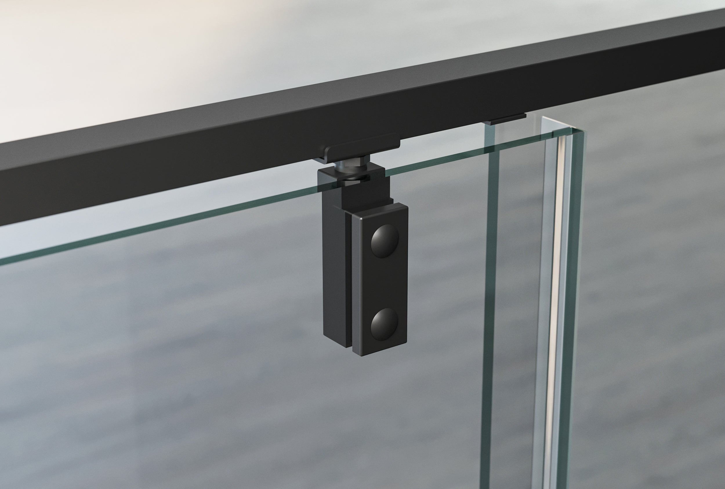 Corner shower with revolving door on fixed panel NT606 FLEX