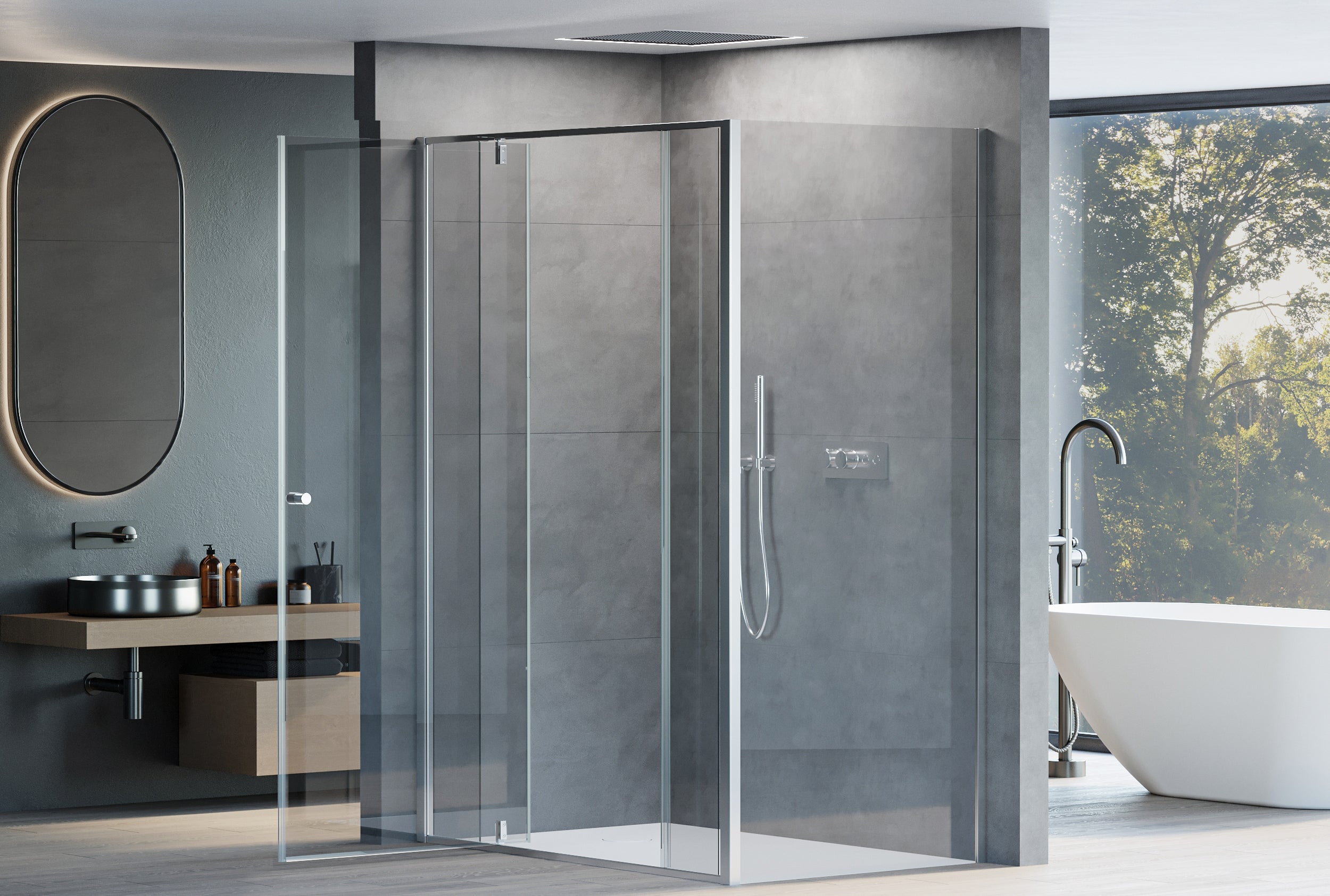 Corner shower NT607 FLEX