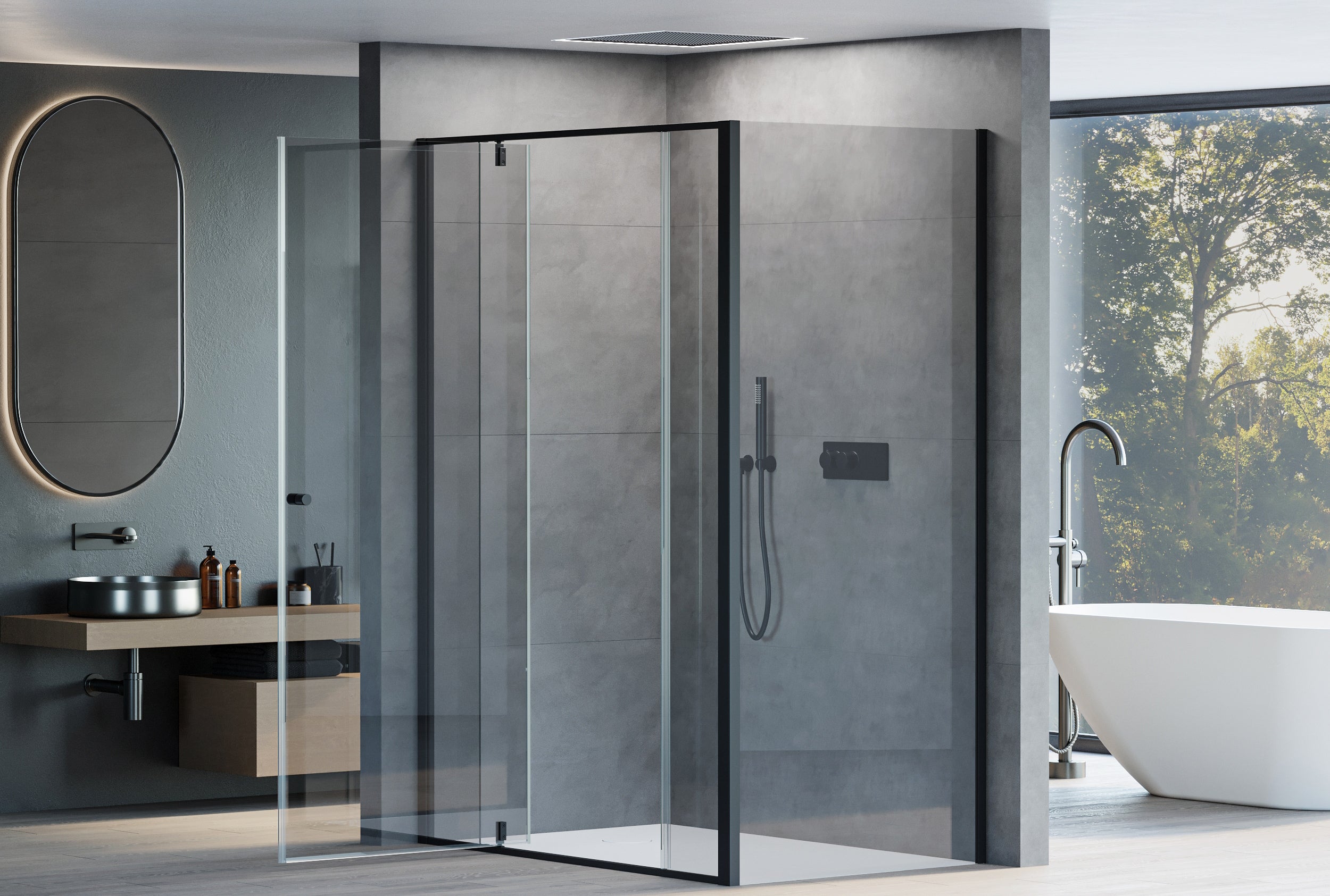 Corner shower NT607 FLEX